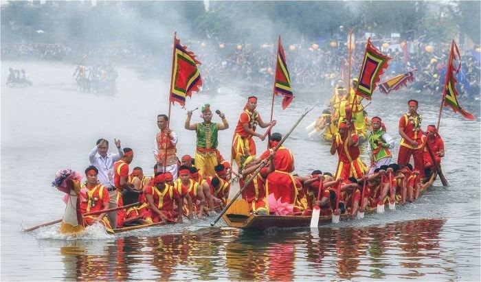 Kiêng đánh cá và nuôi trâu trắng ở làng Đăm