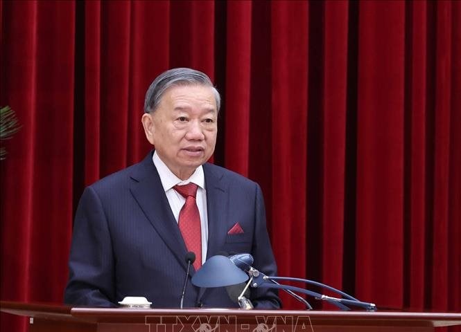 Phát biểu của Tổng Bí thư Tô Lâm tại Phiên khai mạc Hội nghị Trung ương lần thứ mười ba Ban Chấp hành Trung ương Đảng khóa XIII
