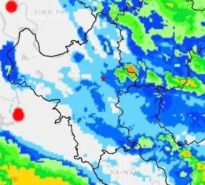 Cảnh báo giông, lốc, sét, mưa đá và mưa lớn cục bộ Thành phố Hà Nội