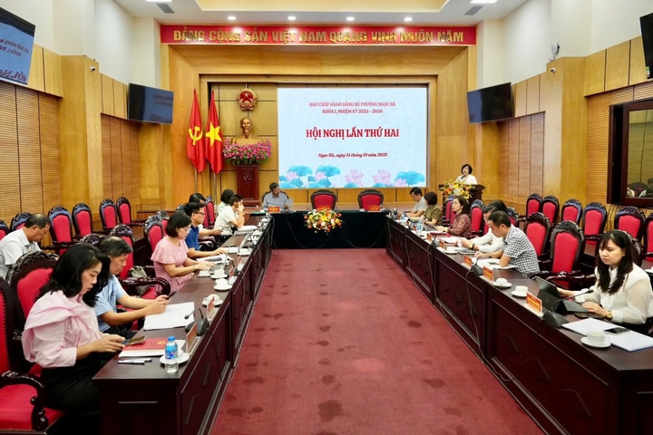 Đảng bộ phường Ngọc Hà tổ chức Hội nghị lần thứ hai, khoá I, nhiệm kỳ 2025 - 2030