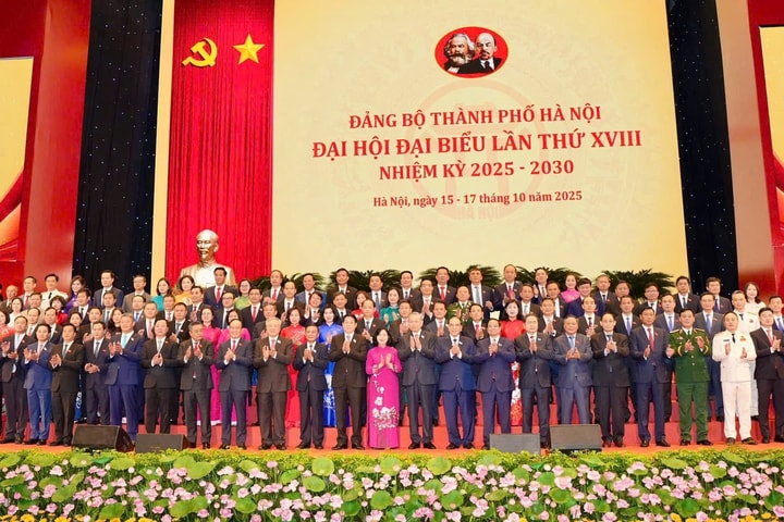 Danh sách Ban Thường vụ Thành ủy Hà Nội khóa XVIII, nhiệm kỳ 2025 - 2030