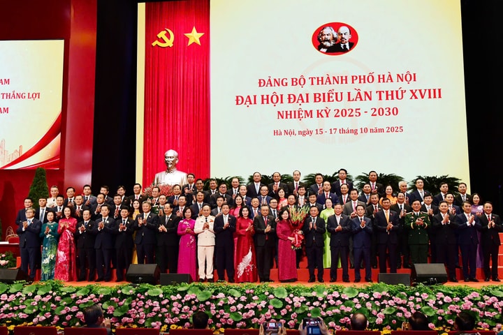 Ra mắt Ban Chấp hành Đảng bộ Thành phố Hà Nội khóa XVIII, nhiệm kỳ 2025 - 2030