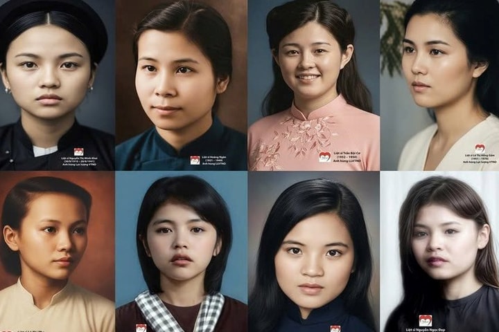 Bộ sưu tập chân dung “Tự hào phụ nữ Việt Nam” được trao tặng cho Bảo tàng Phụ nữ Việt Nam