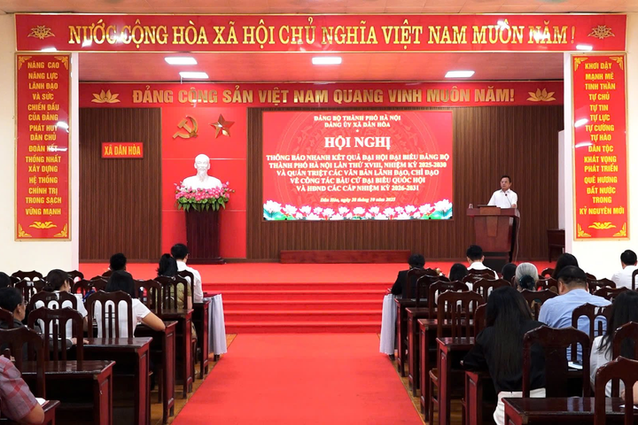 Xã Dân Hòa tích cực lan toả Nghị quyết Đại hội XVIII Đảng bộ TP Hà Nội vào đời sống