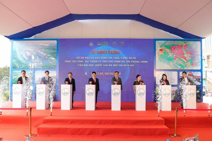 Đại học Quốc gia Hà Nội khởi công Dự án công nghệ theo mô hình đô thị thông minh
