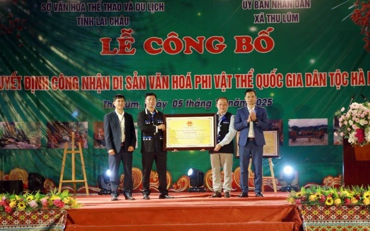 Công nhận xòe Hà Nhì và diễn xướng "Xa nhà ca" là Di sản văn hóa phi vật thể quốc gia