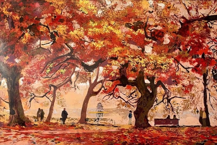 4 họa sĩ cùng hội ngộ trong triển lãm “Màu thời gian”