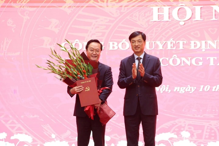 Đồng chí Nguyễn Đức Trung được phân công làm Phó Bí thư Thành ủy Hà Nội