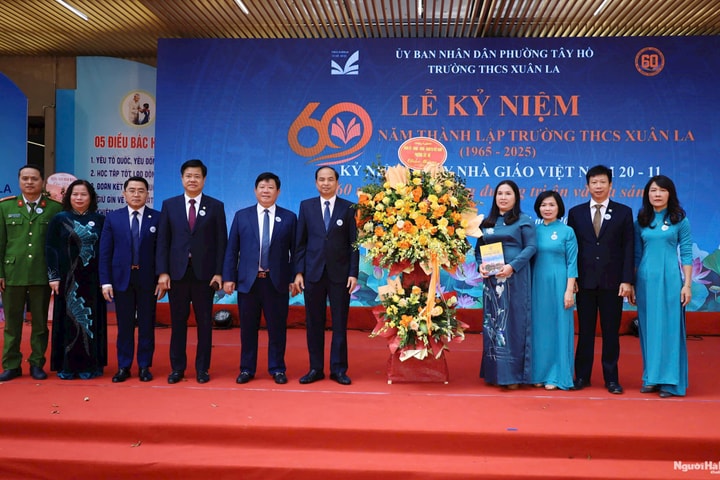 Trường THCS Xuân La kỷ niệm 60 năm thành lập và 43 năm Ngày Nhà giáo Việt Nam