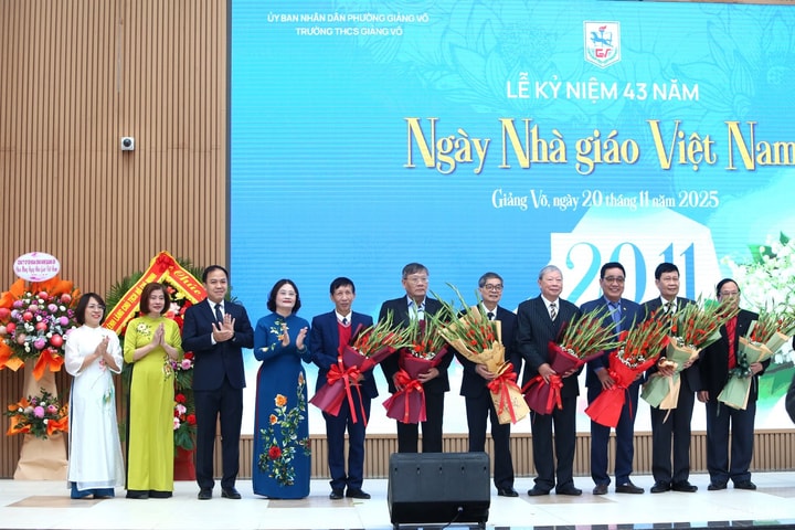 Trường THCS Giảng Võ: Tri ân và tôn vinh giá trị cao quý của nghề giáo