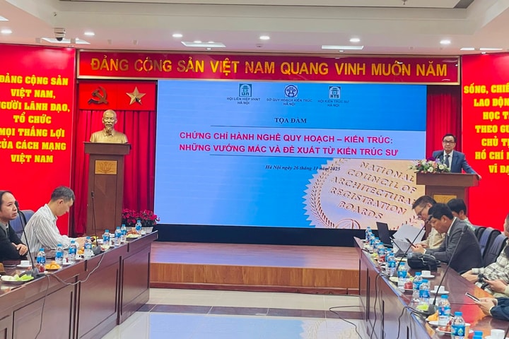 Hội Kiến trúc sư Hà Nội: Gỡ vướng chứng chỉ hành nghề và giải pháp chống ngập đô thị