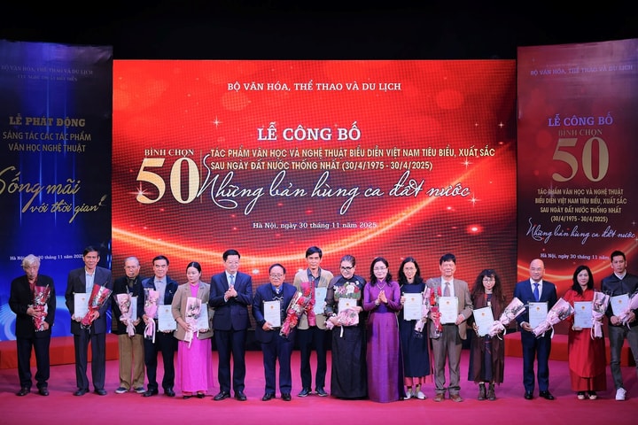 Vinh danh 50 tác phẩm văn học, nghệ thuật tiêu biểu sau ngày thống nhất