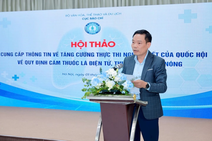 Tăng cường thực thi Nghị quyết của Quốc hội về cấm thuốc lá điện tử