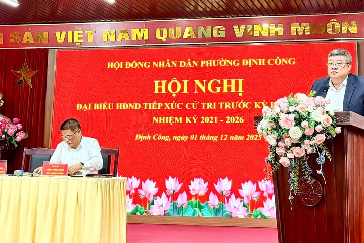 Phường Định Công: Xây dựng lộ trình giải quyết dứt điểm kiến nghị của cử tri