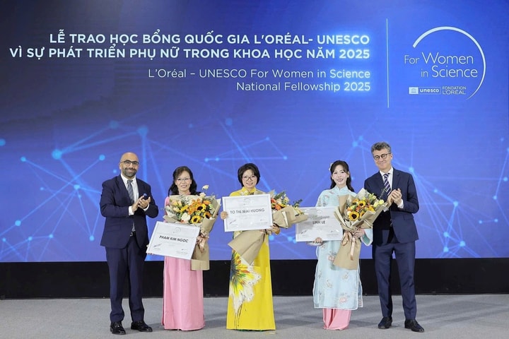 Ba nhà khoa học nữ nhận học bổng L’Oréal - UNESCO