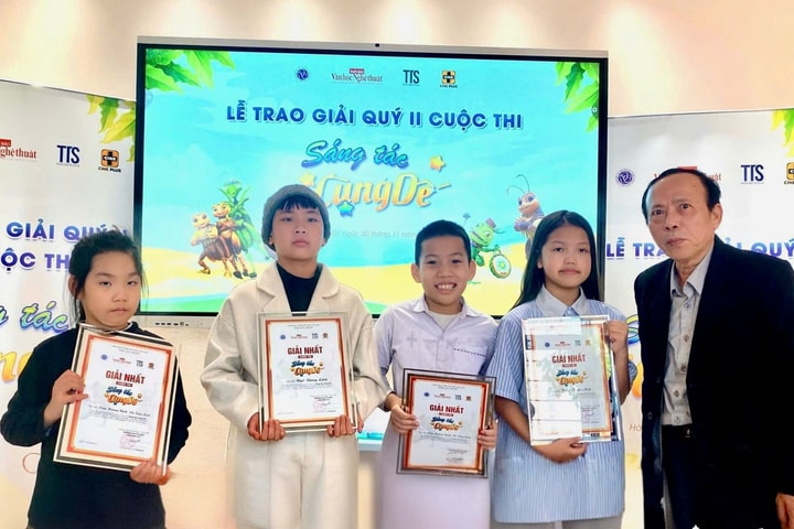 Vinh danh 4 cây bút "nhí" xuất sắc cuộc thi “Sáng tác cùng Dế" Quý II