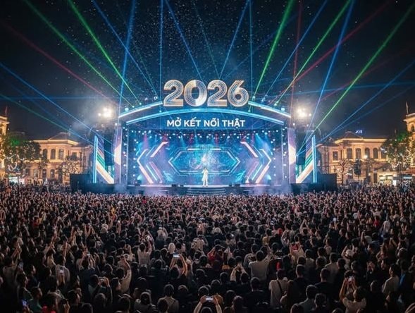 Hà Nội tổ chức Countdown 2026 tại Quảng trường Đông Kinh Nghĩa Thục