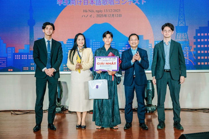 Học sinh, sinh viên tỏa sáng tại Cuộc thi Hát tiếng Nhật