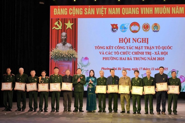 Phường Hai Bà Trưng: Tổng kết công tác Mặt trận Tổ quốc và các tổ chức chính trị - xã hội năm 2025