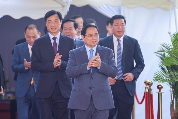 Thủ tướng Phạm Minh Chính dự lễ khởi công Dự án Khu đô thị thể thao Olympic tại Hà Nội