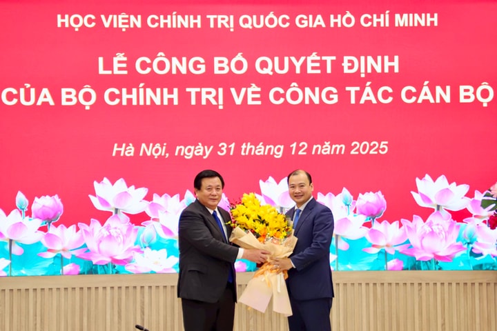 Đồng chí Lê Hải Bình giữ chức Phó Giám đốc Học viện Chính trị quốc gia Hồ Chí Minh