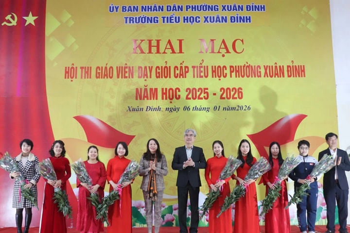 Phường Xuân Đỉnh khai mạc Hội thi giáo viên dạy giỏi Tiểu học năm học 2025 - 2026