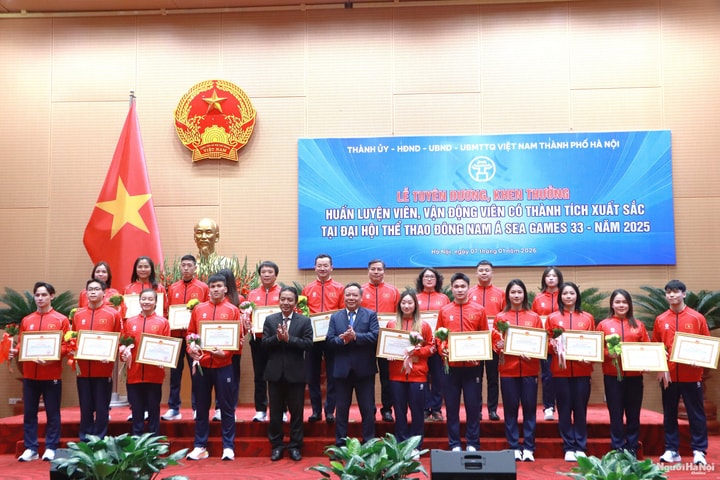Hà Nội: Tuyên dương HLV, VĐV đạt thành tích cao tại SEA Games 33