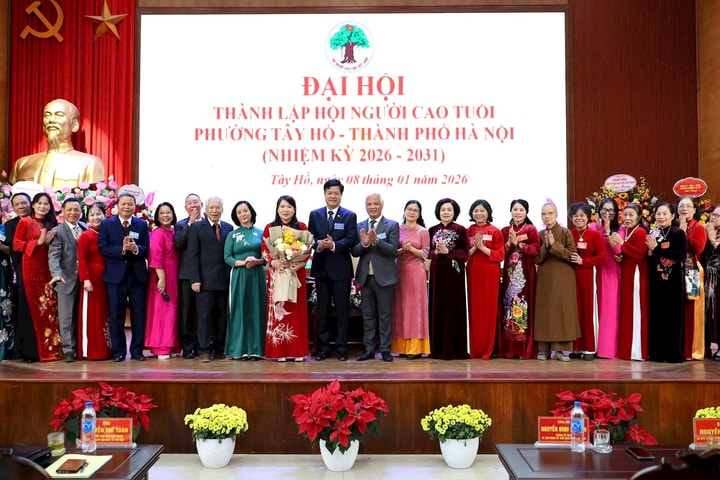 Đại hội thành lập Hội Người cao tuổi phường Tây Hồ: Khẳng định vị thế “cây cao bóng cả” trong chặng đường phát triển mới