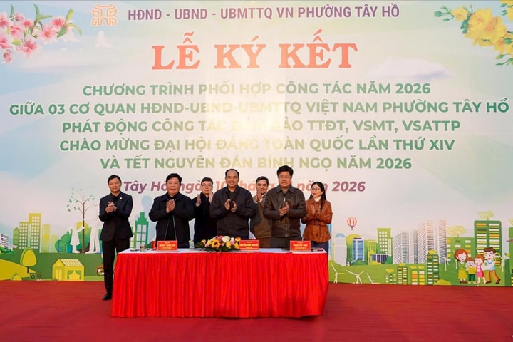 Tây Hồ: Phát động cao điểm chào mừng Đại hội Đảng toàn quốc lần thứ XIV