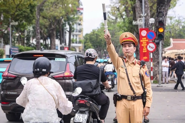 Phân luồng giao thông tạm thời phục vụ Đại hội XIV của Đảng