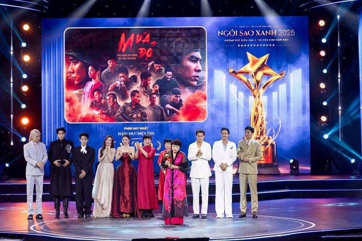 "Mưa đỏ" giành nhiều giải thưởng tại lễ trao giải Ngôi Sao Xanh 2025