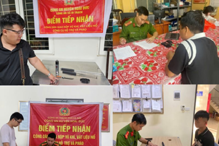 Phường Chương Mỹ kêu gọi toàn dân tham gia cuộc vận động giao nộp, thu hồi vũ khí