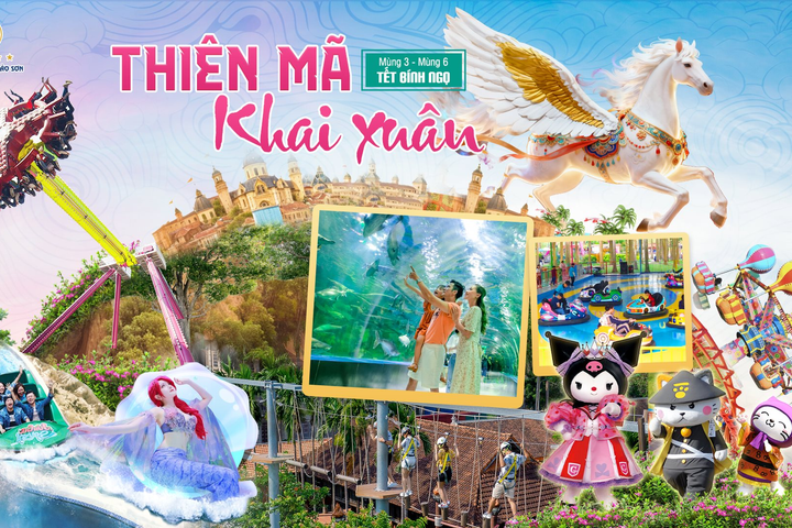 "Thiên mã khai xuân" Lễ hội du xuân đặc sắc chào Tết Bính Ngọ 2026 tại Công viên Thiên đường Bảo Sơn