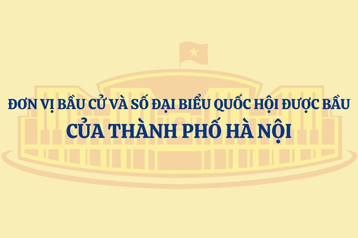 [Infographic] Hà Nội có 11 đơn vị bầu cử và 32 đại biểu được bầu trong cuộc bầu cử Quốc hội Khóa XVI