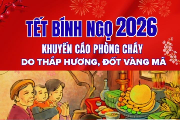 [Infographic] Khuyến cáo phòng cháy do thắp hương, đốt vàng mã dịp Tết