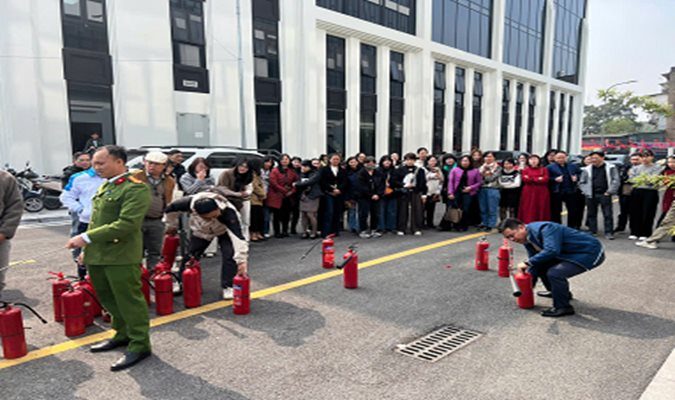 Nâng cao nhận thức về công tác PCCC tại Báo Thiếu niên Tiền phong và Nhi đồng