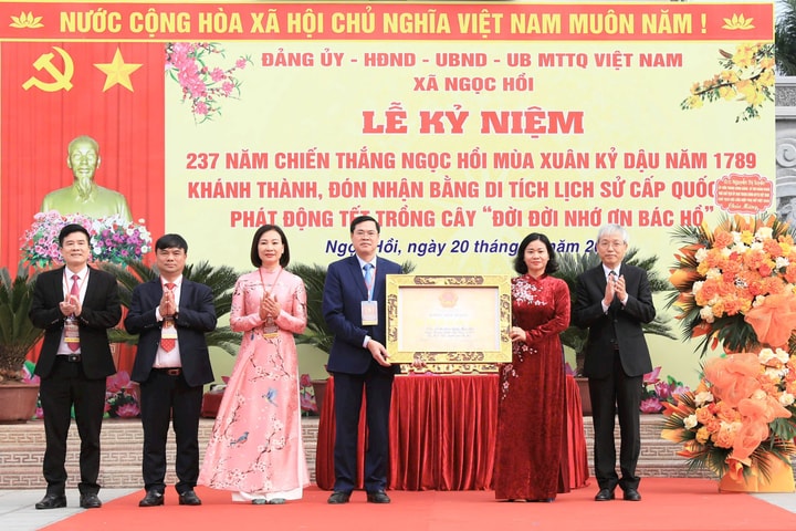 Kỷ niệm 237 năm Chiến thắng Ngọc Hồi, phát động Tết trồng cây Xuân Bính Ngọ