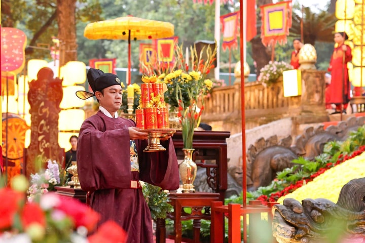 Lễ dâng hương khai Xuân Bính Ngọ 2026 tại Hoàng thành Thăng Long