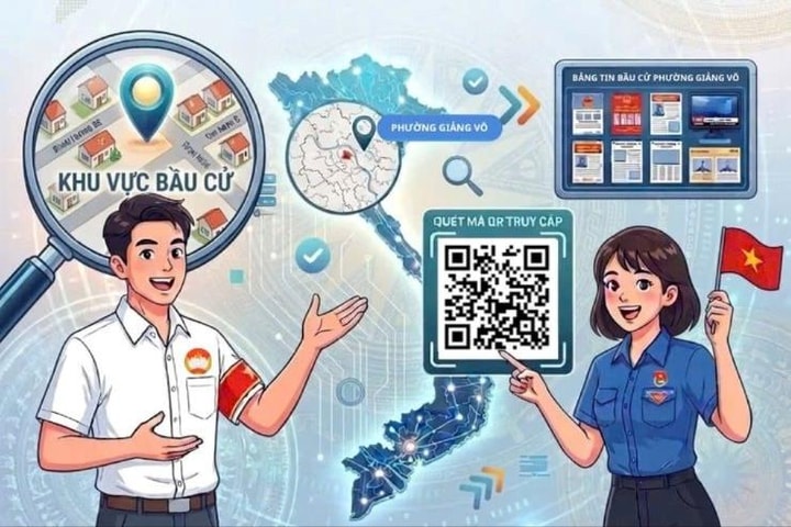 Phường Giảng Võ ra mắt bản đồ số hóa thông tin bầu cử, sẵn sàng cho “Ngày hội toàn dân”