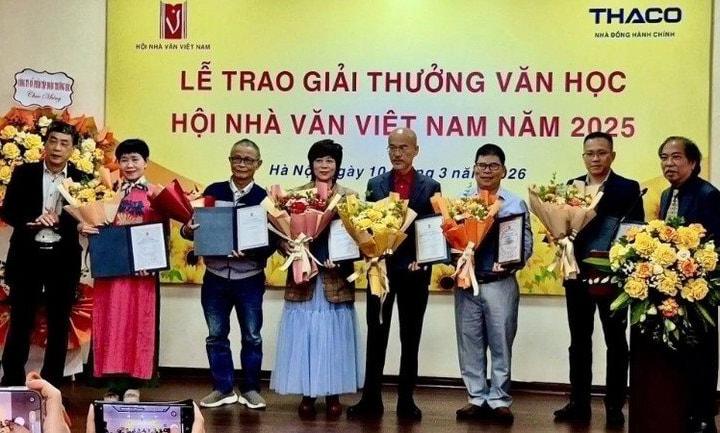 Giải thưởng Văn học 2025 vinh danh tác giả, dịch giả xuất sắc