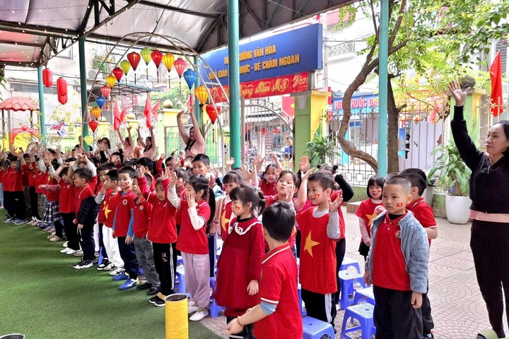 Sôi nổi Ngày hội thể thao – Lan tỏa niềm vui tại Trường Mầm non Xuân Tảo