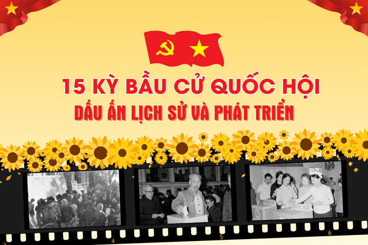 [Infographic] 15 Kỳ bầu cử Quốc hội: Dấu ấn lịch sử và phát triển