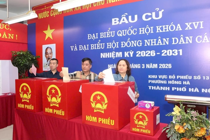 Hà Nội hoàn thành ngày bầu cử với tỷ lệ cử tri tham gia đạt 99,54%