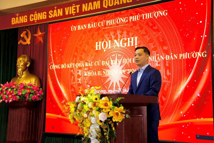 Phường Phú Thượng công bố 18 đại biểu HĐND phường nhiệm kỳ 2026-2031