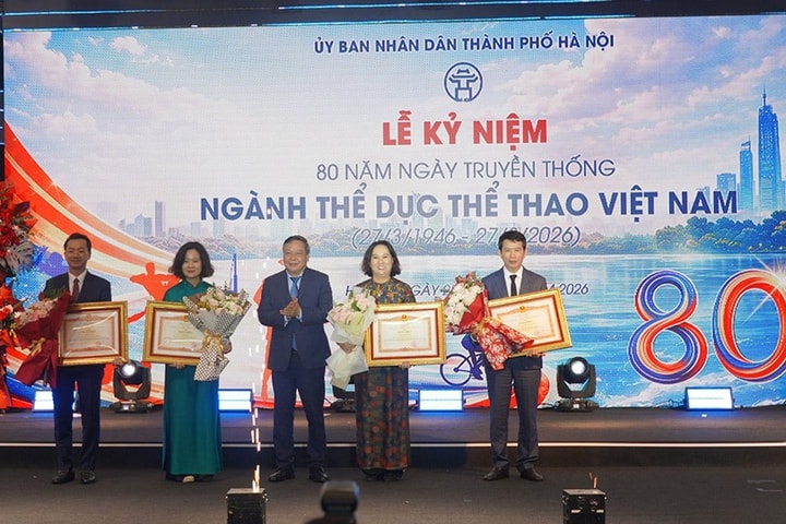 Ngành thể dục thể thao Hà Nội đóng góp tích cực vào sự nghiệp phát triển chung của Thủ đô và đất nước.