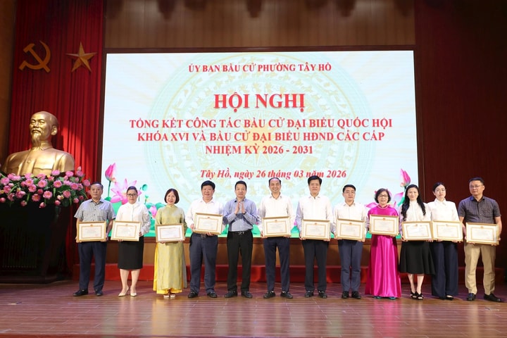 Phường Tây Hồ: Tổng kết công tác bầu cử Đại biểu Quốc hội khóa XVI và Đại biểu HĐND các cấp