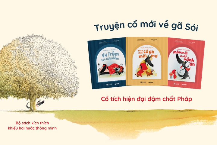 Ra mắt bộ sách tranh “Truyện cổ mới về gã sói”