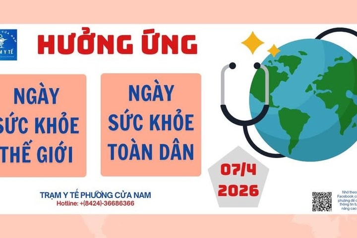 Phường Cửa Nam hưởng ứng Ngày Sức khỏe thế giới - Ngày Sức khỏe toàn dân
