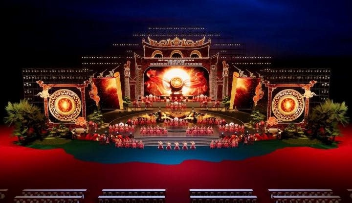 Chương trình “Linh thiêng nguồn cội - Đất Tổ Hùng Vương”: Tái hiện truyền thuyết cội nguồn bằng ngôn ngữ sân khấu đương đại