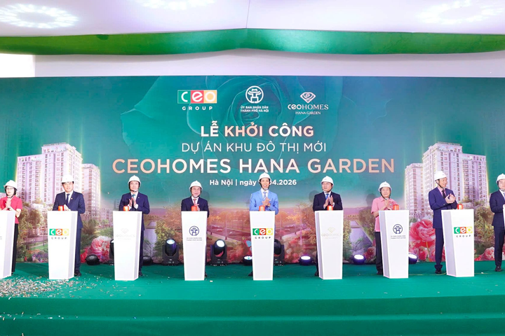 CEO Group khởi công Khu đô thị mới quy mô hơn 20ha tại phía Bắc Thủ đô